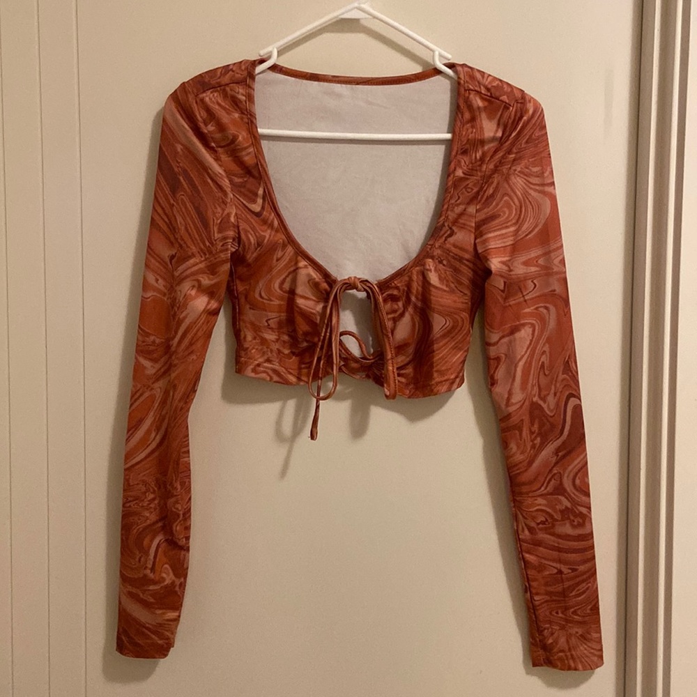 Multicolour, orange marble - Picture 1 of 2